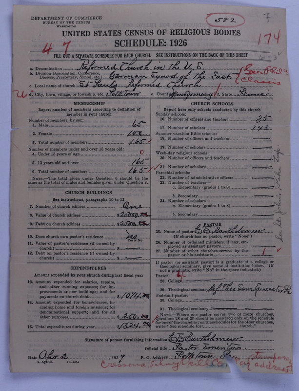 Scan of Reformed Church in the United States: 582