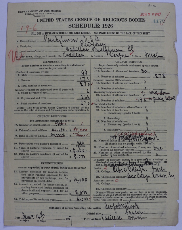 Scan of Presbyterian Church in the United States of America: 4172