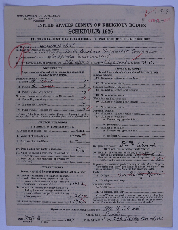 Scan of Universalist Church: 427