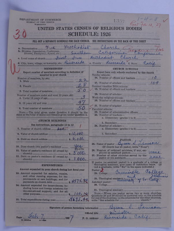 Scan of Free Methodist Church of North America: 1357