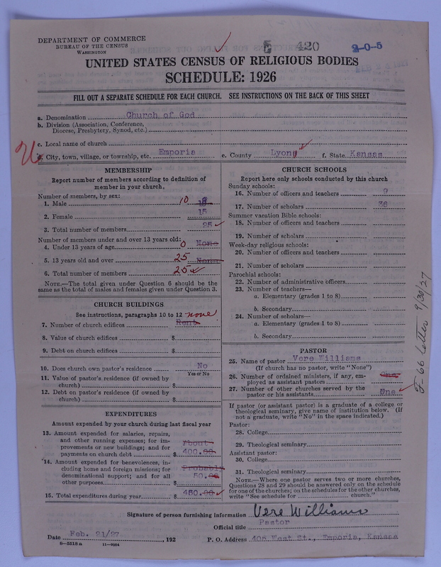 Scan of Church of God (Headquarters, Anderson, Ind.): 420