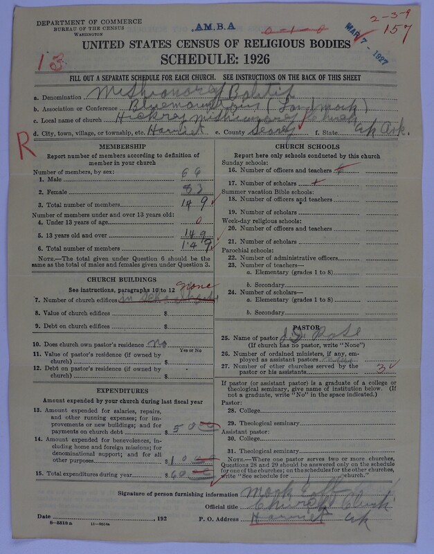 Scan of Landmark Baptist of America: 157