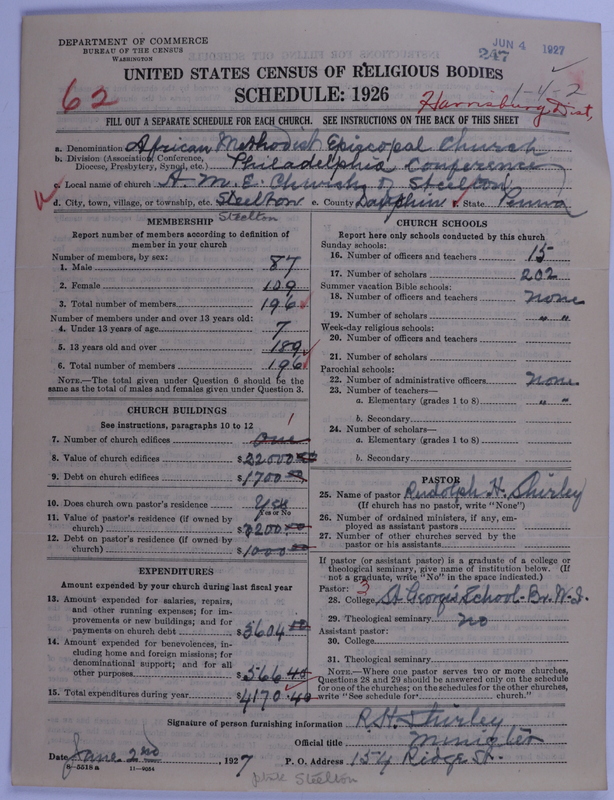 Scan of African Methodist Episcopal Church: 247