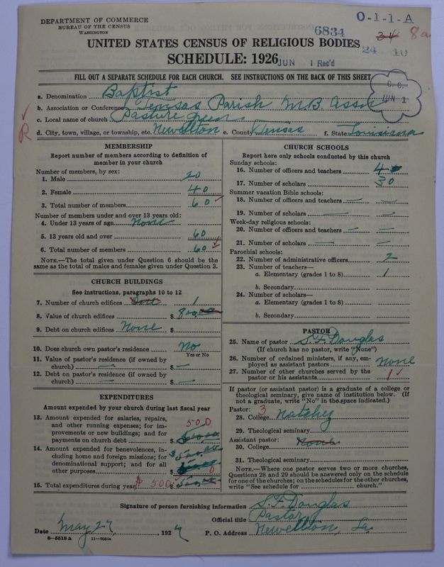 Scan of Negro Baptists: 6834