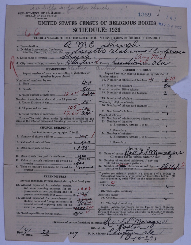 Scan of African Methodist Episcopal Church: 4369