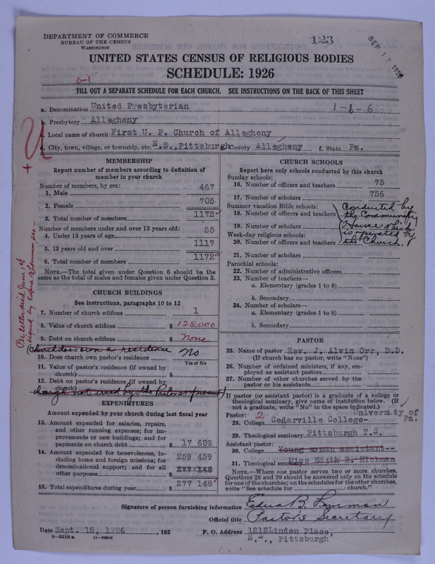 Scan of United Presbyterian Church of North America: 123