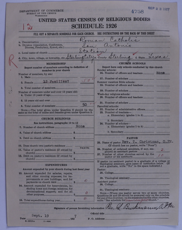Scan of Roman Catholic Church: 4758