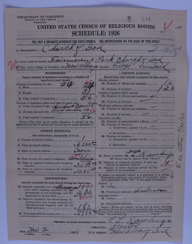 Scan of Church of God (Headquarters, Anderson, Ind.): 141