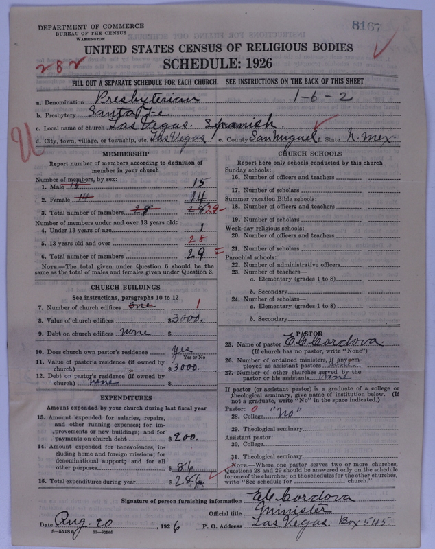 Scan of Presbyterian Church in the United States of America: 8167