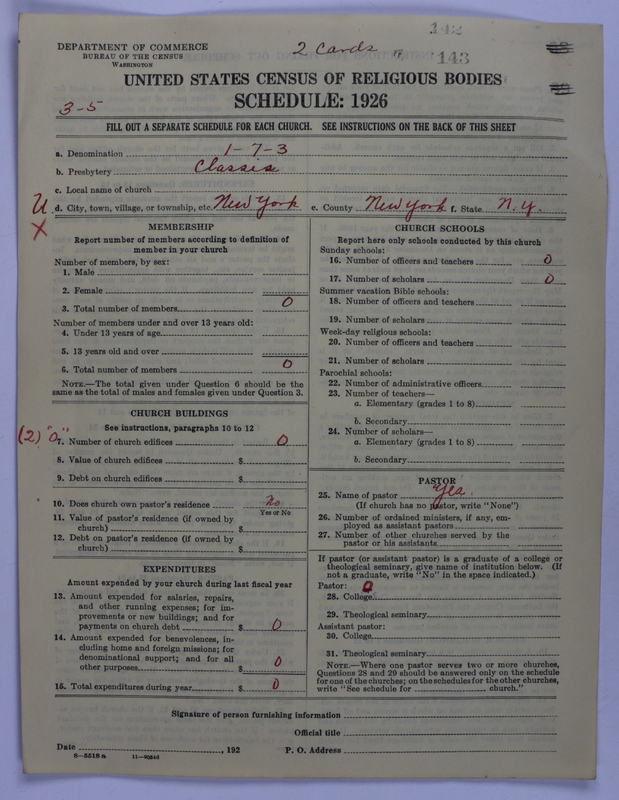 Scan of Reformed Church in America: 142