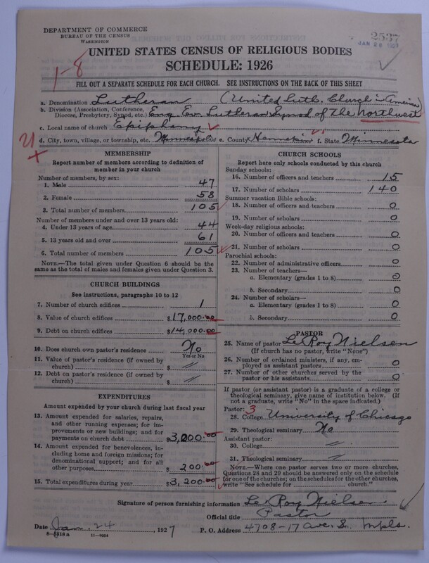 Scan of United Lutheran Church in America: 2537