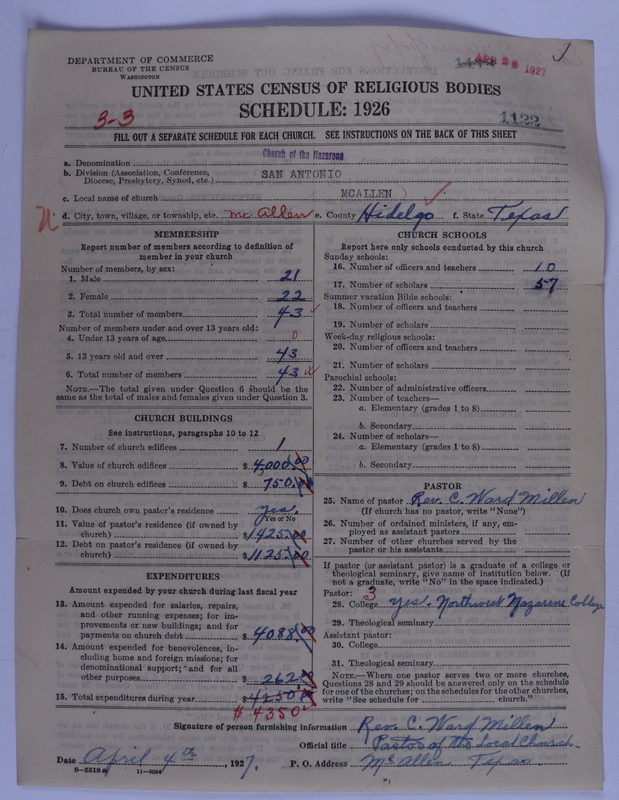 Scan of Church of the Nazarene: 1122