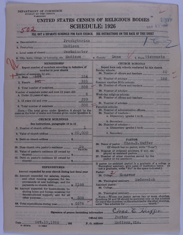 Scan of Presbyterian Church in the United States of America: 4207