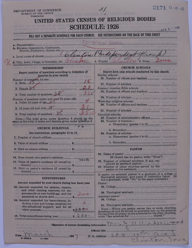 Scan of Disciples of Christ: 2171