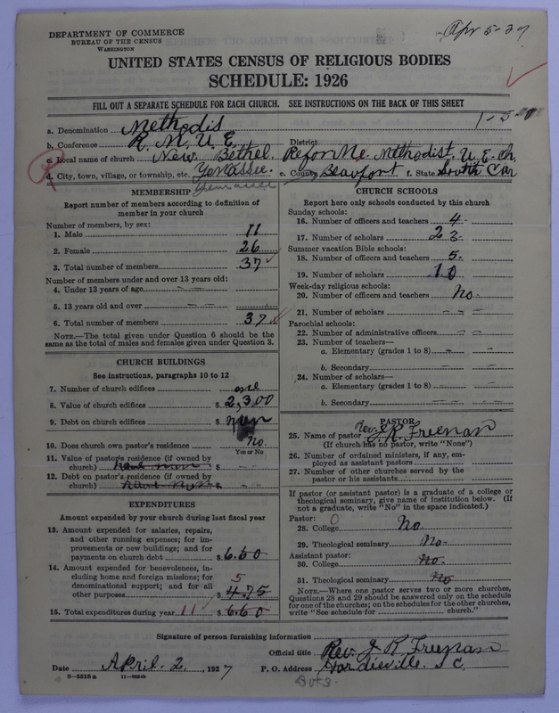 Scan of Reformed Methodist Union Episcopal Church: 7