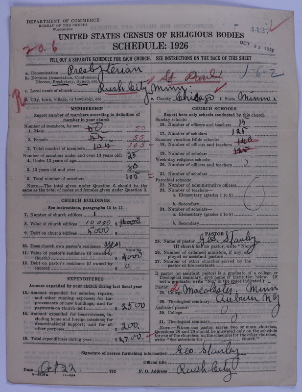 Scan of Presbyterian Church in the United States of America: 4427