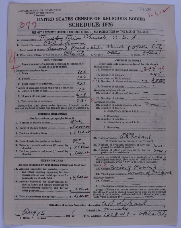 Scan of Presbyterian Church in the United States of America: 7428