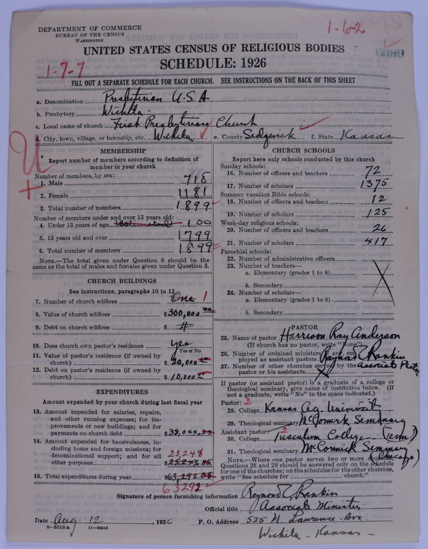 Scan of Presbyterian Church in the United States of America: 6089