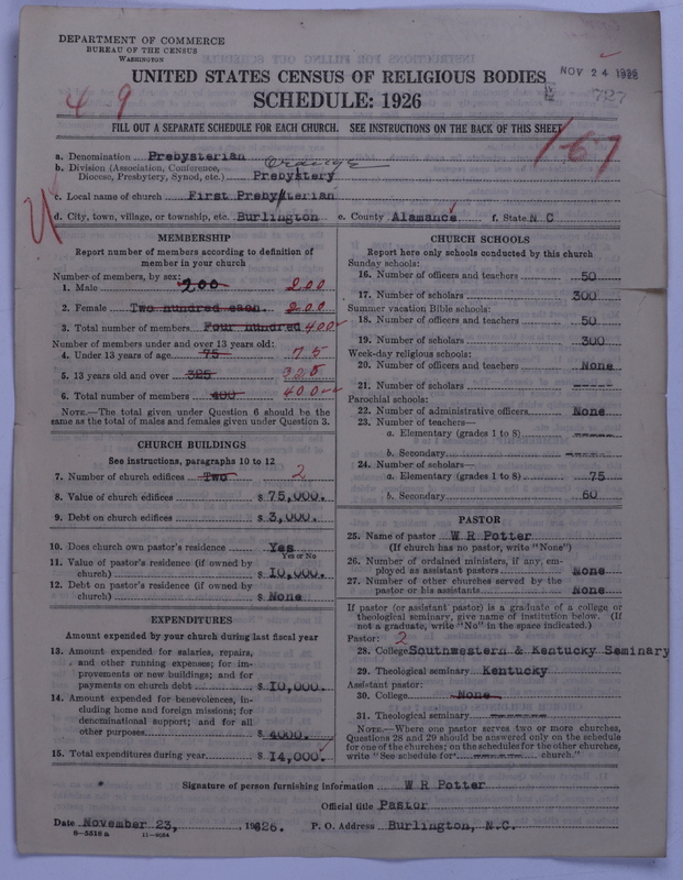 Scan of Presbyterian Church in the United States: 727