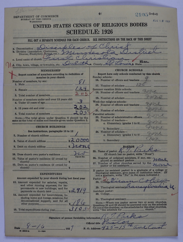 Scan of Disciples of Christ: 2105