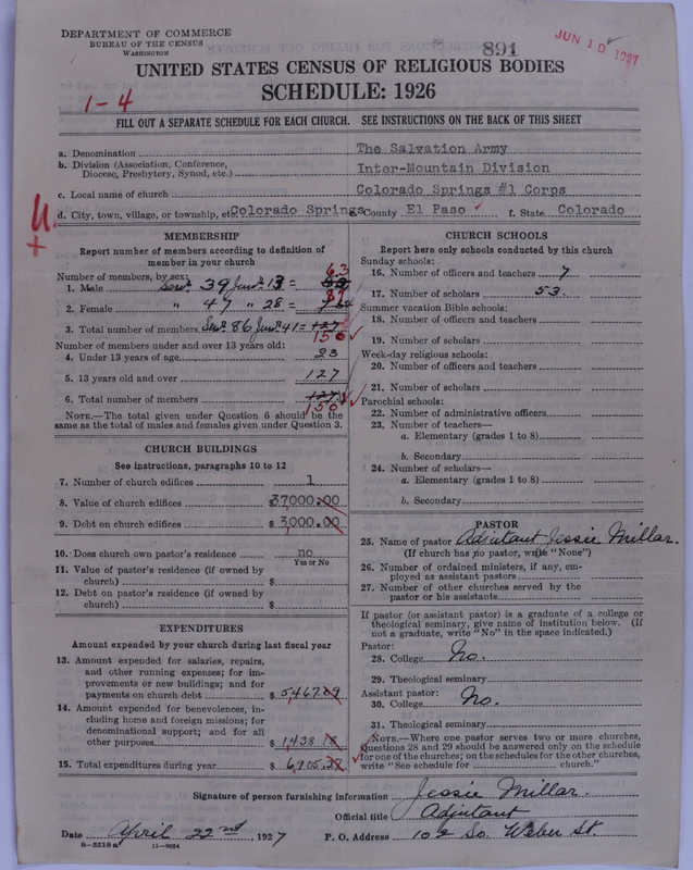 Scan of Salvation Army: 891