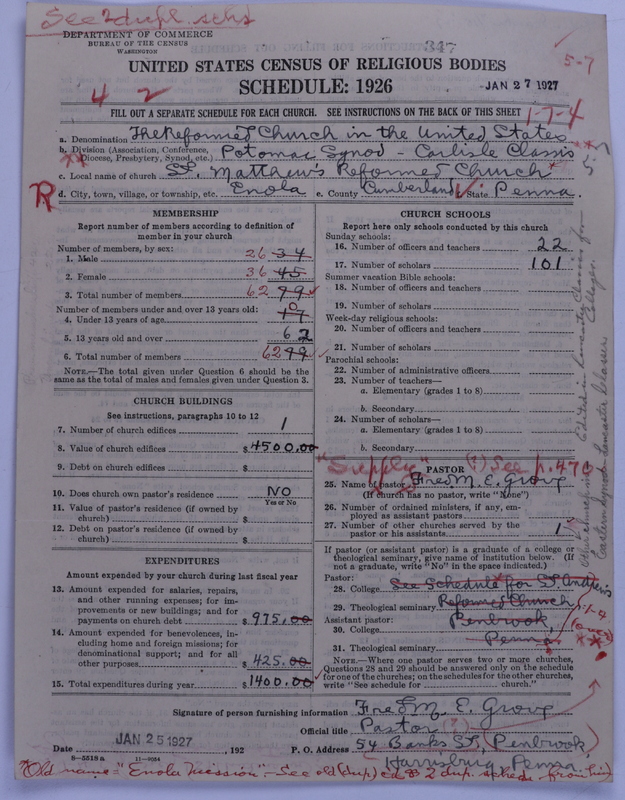Scan of Reformed Church in the United States: 347