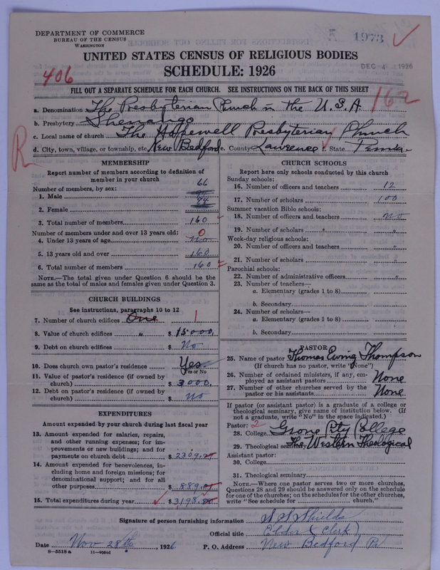 Scan of Presbyterian Church in the United States of America: 1973