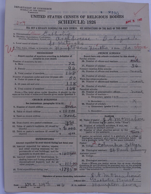 Scan of Roman Catholic Church: 8195