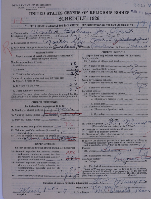 Scan of Church of the United Brethren in Christ: 2235