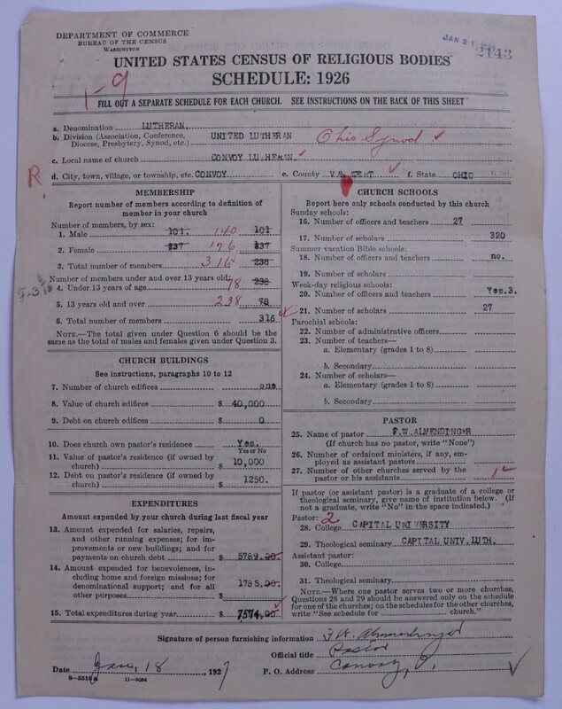 Scan of United Lutheran Church in America: 2143