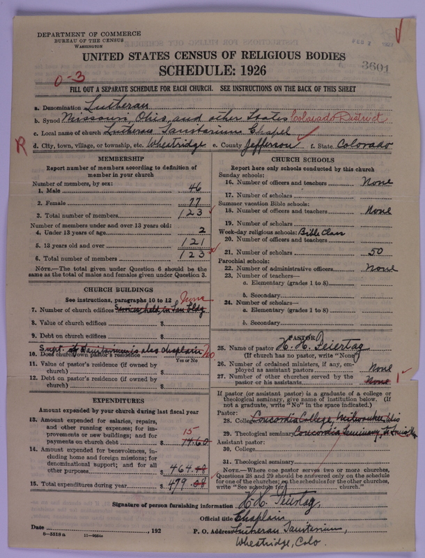 Scan of Evangelical Lutheran Synodical Conference of America: Evangelical Lutheran Synod of Missouri, Ohio, and Other States: 3601