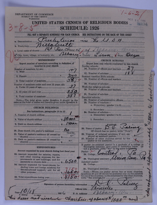 Scan of Presbyterian Church in the United States of America: 8494