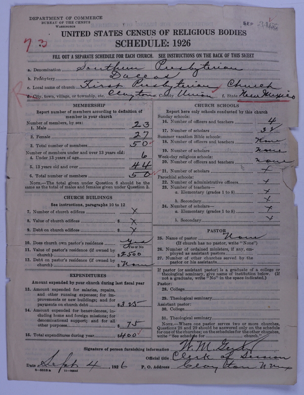 Scan of Presbyterian Church in the United States: 3467