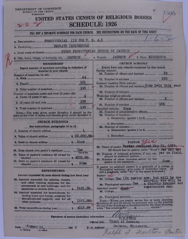Scan of Presbyterian Church in the United States of America: 4505