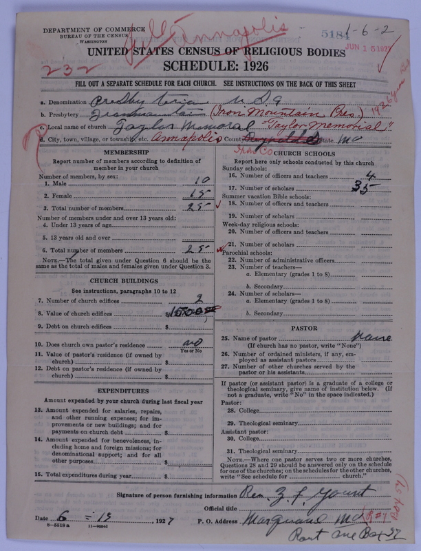 Scan of Presbyterian Church in the United States of America: 5184
