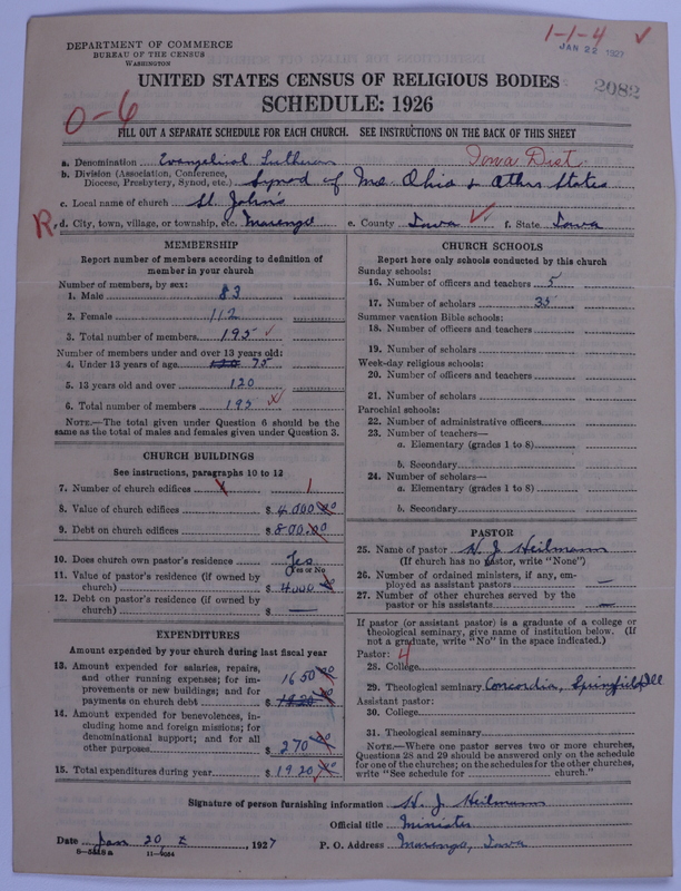 Scan of Evangelical Lutheran Synodical Conference of America: Evangelical Lutheran Synod of Missouri, Ohio, and Other States: 2082