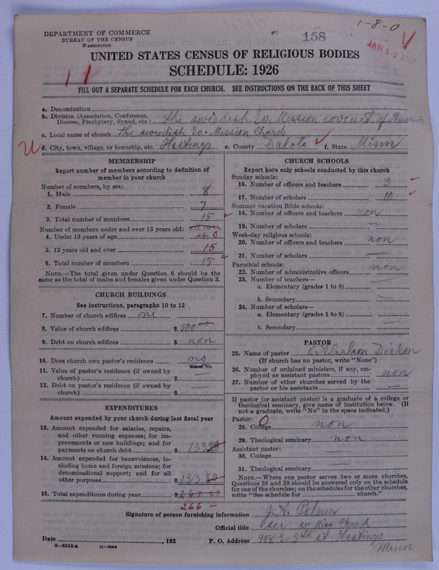 Scan of Swedish Evangelical Mission Covenant of America: 158