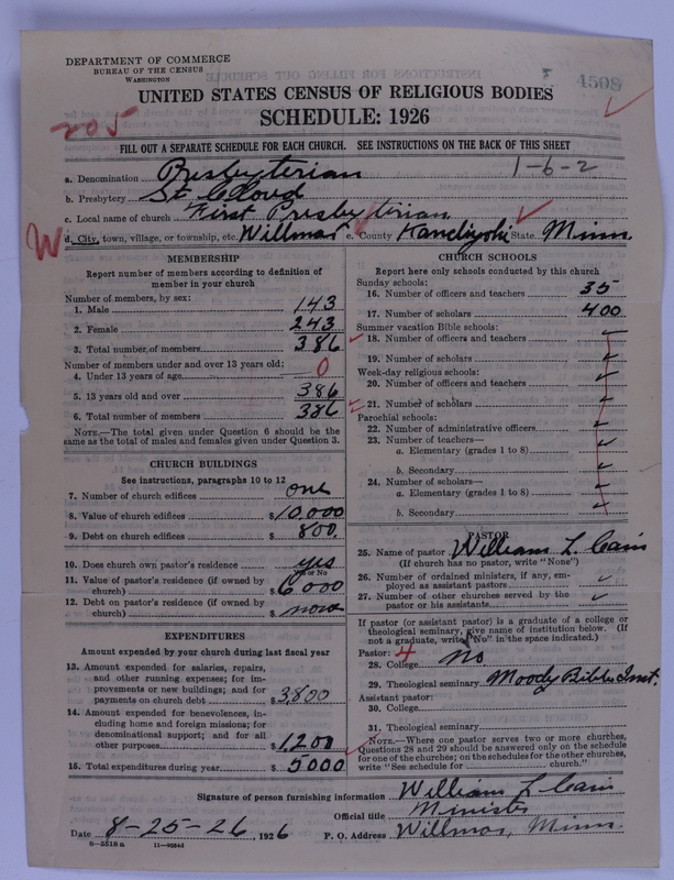 Scan of Presbyterian Church in the United States of America: 4508