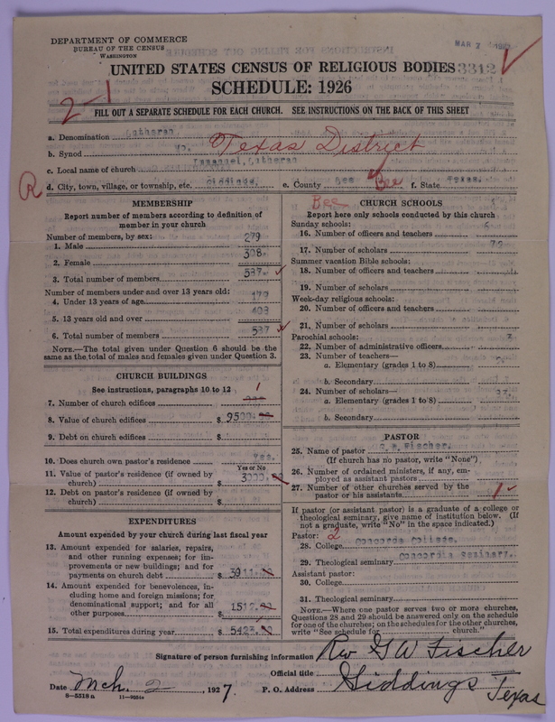 Scan of Evangelical Lutheran Synodical Conference of America: Evangelical Lutheran Synod of Missouri, Ohio, and Other States: 3312