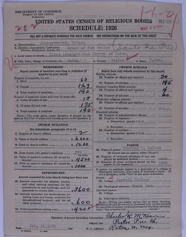 Scan of Presbyterian Church in the United States of America: 8133