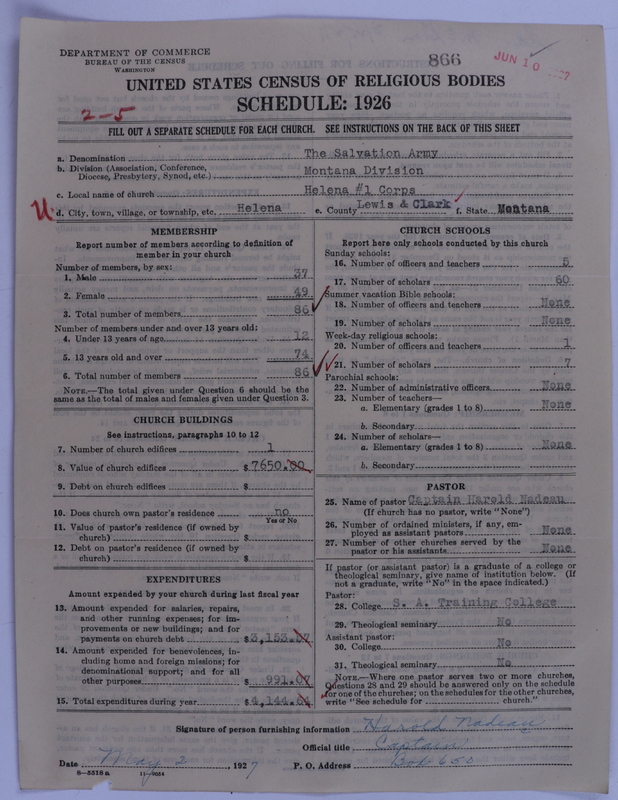 Scan of Salvation Army: 866