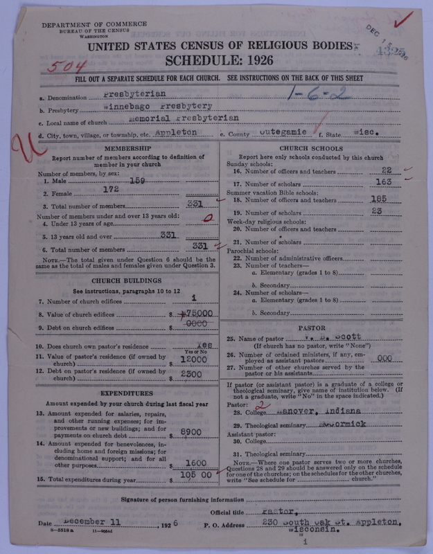 Scan of Presbyterian Church in the United States of America: 4325