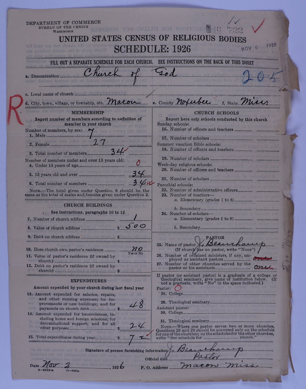 Scan of Church of God (Headquarters, Anderson, Ind.): 722
