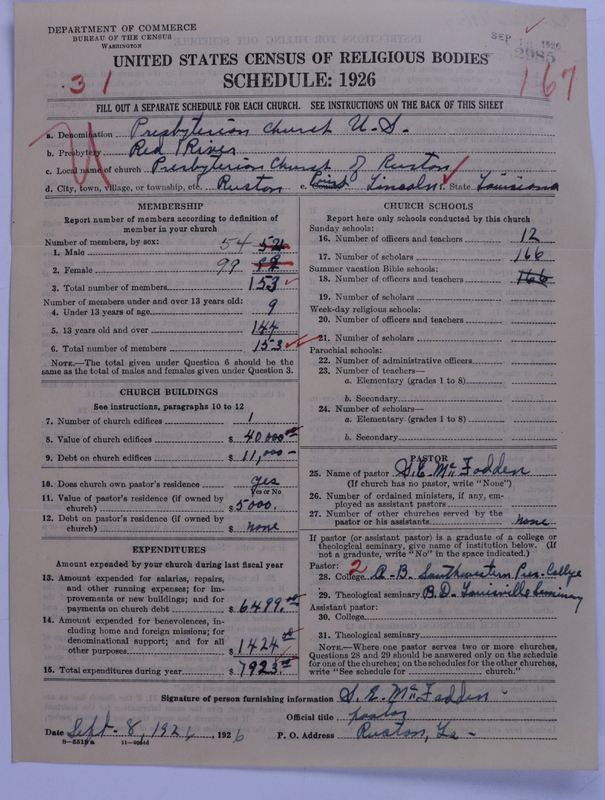 Scan of Presbyterian Church in the United States: 2985