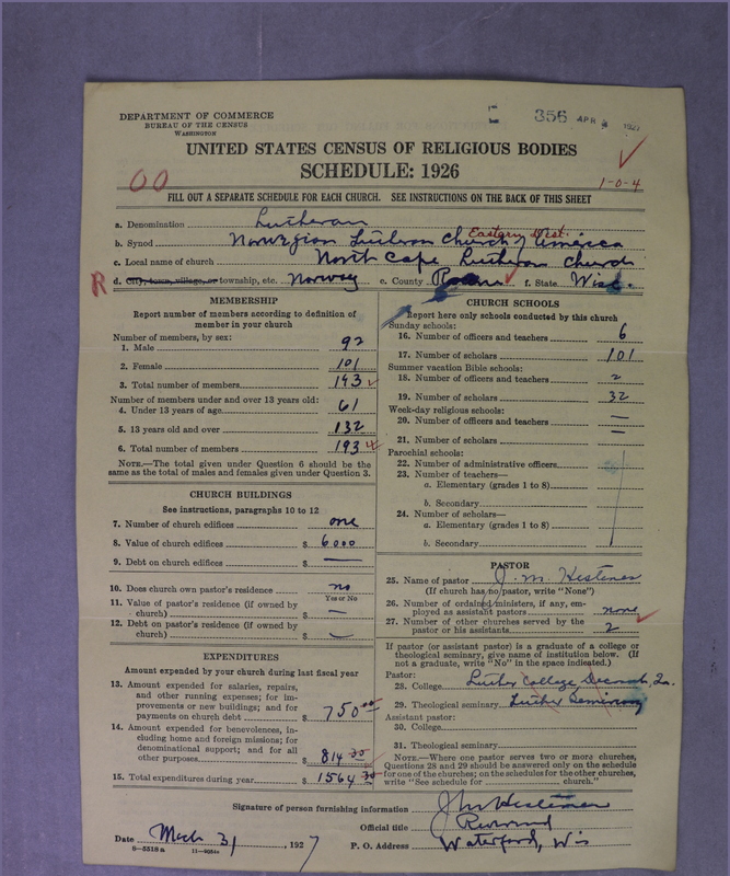 Scan of Norwegian Lutheran Church of America: 356