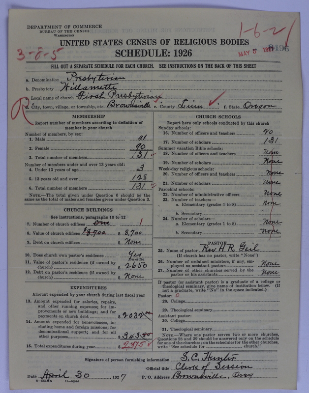 Scan of Presbyterian Church in the United States of America: 8496