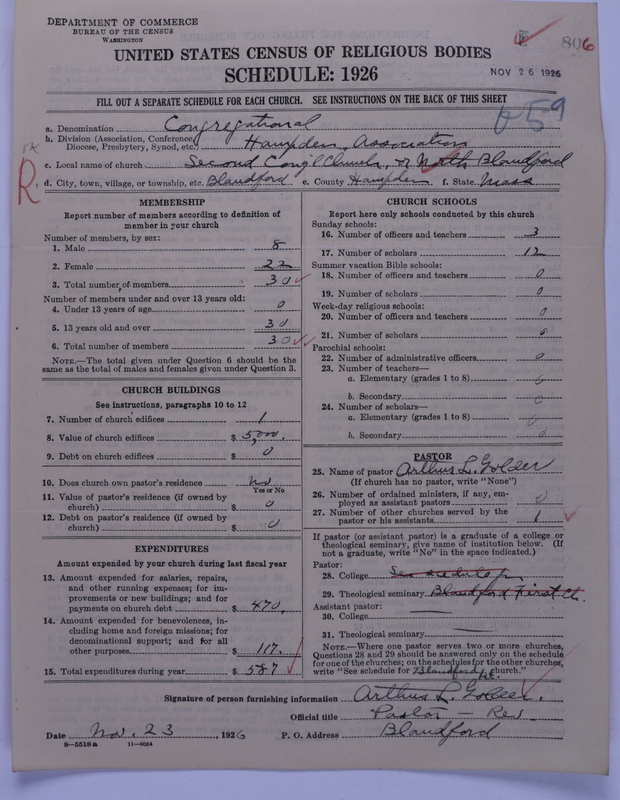 Scan of Congregational Churches: 806