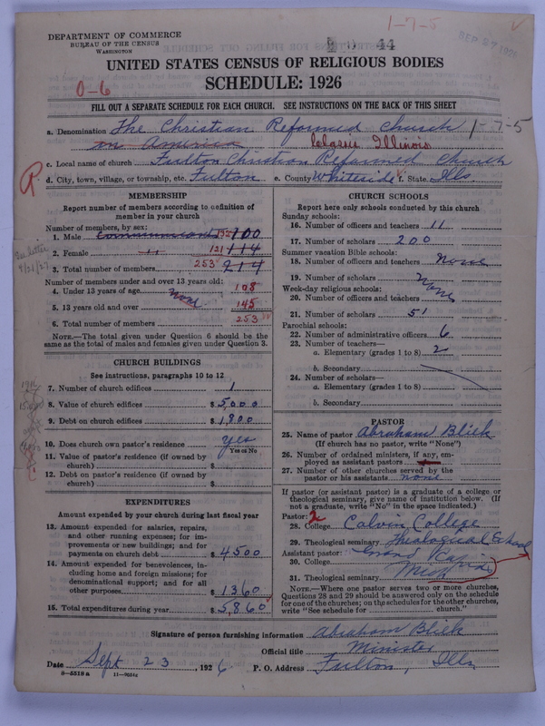 Scan of Christian Reformed Church: 44