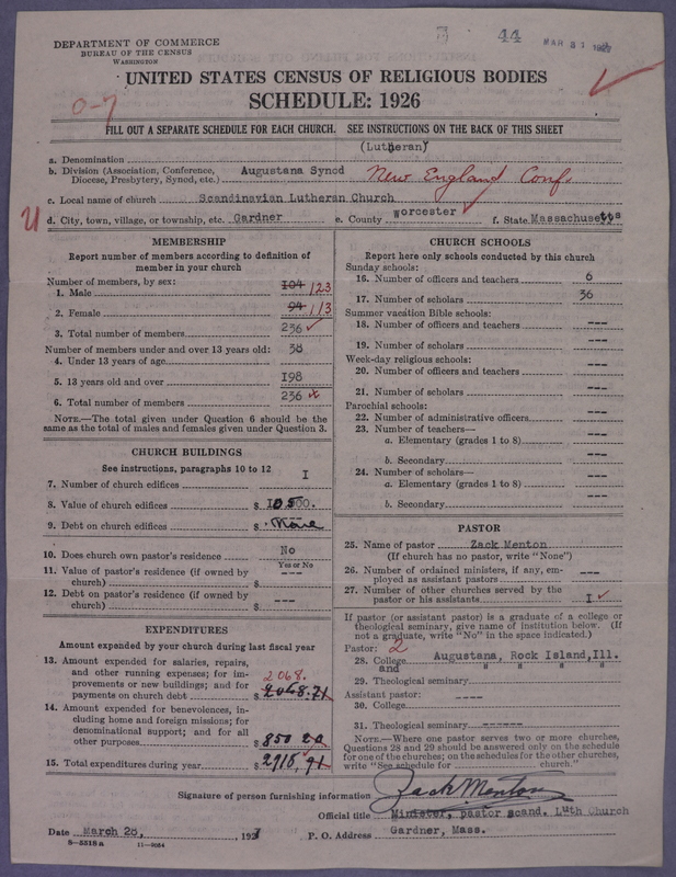 Scan of Evangelical Lutheran Augustana Synod of North America: 44