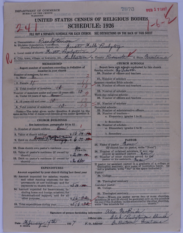 Scan of Presbyterian Church in the United States of America: 7873